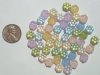 50 8mm Matte AB Flower Mix